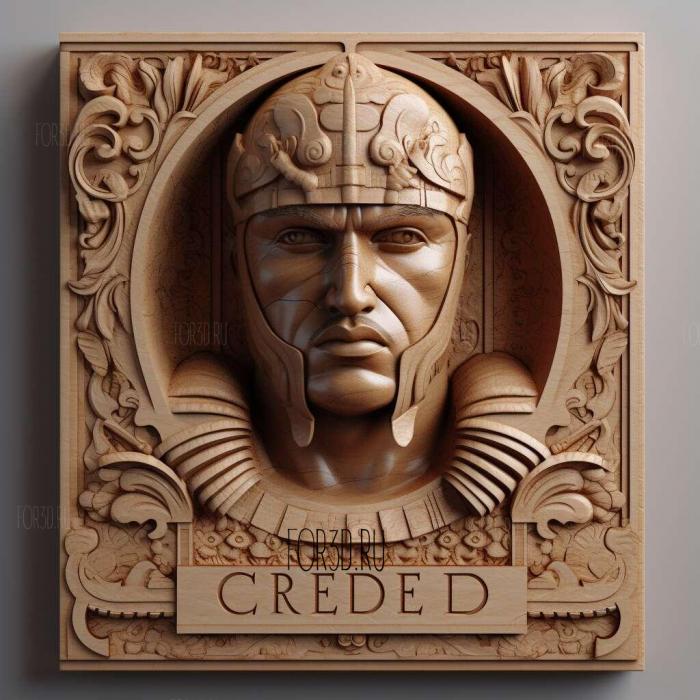Creed II movie 1 stl model for CNC